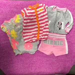 3 Matching Baby Girl Outfits